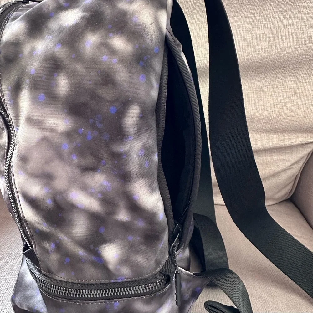 Lululemon City Adventurer Soft Focus Splatter Grey Mini Backpack 10L